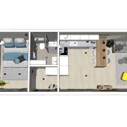 Mobilní dům 2kk - 12x4 m - užitná plocha 41,4 m2